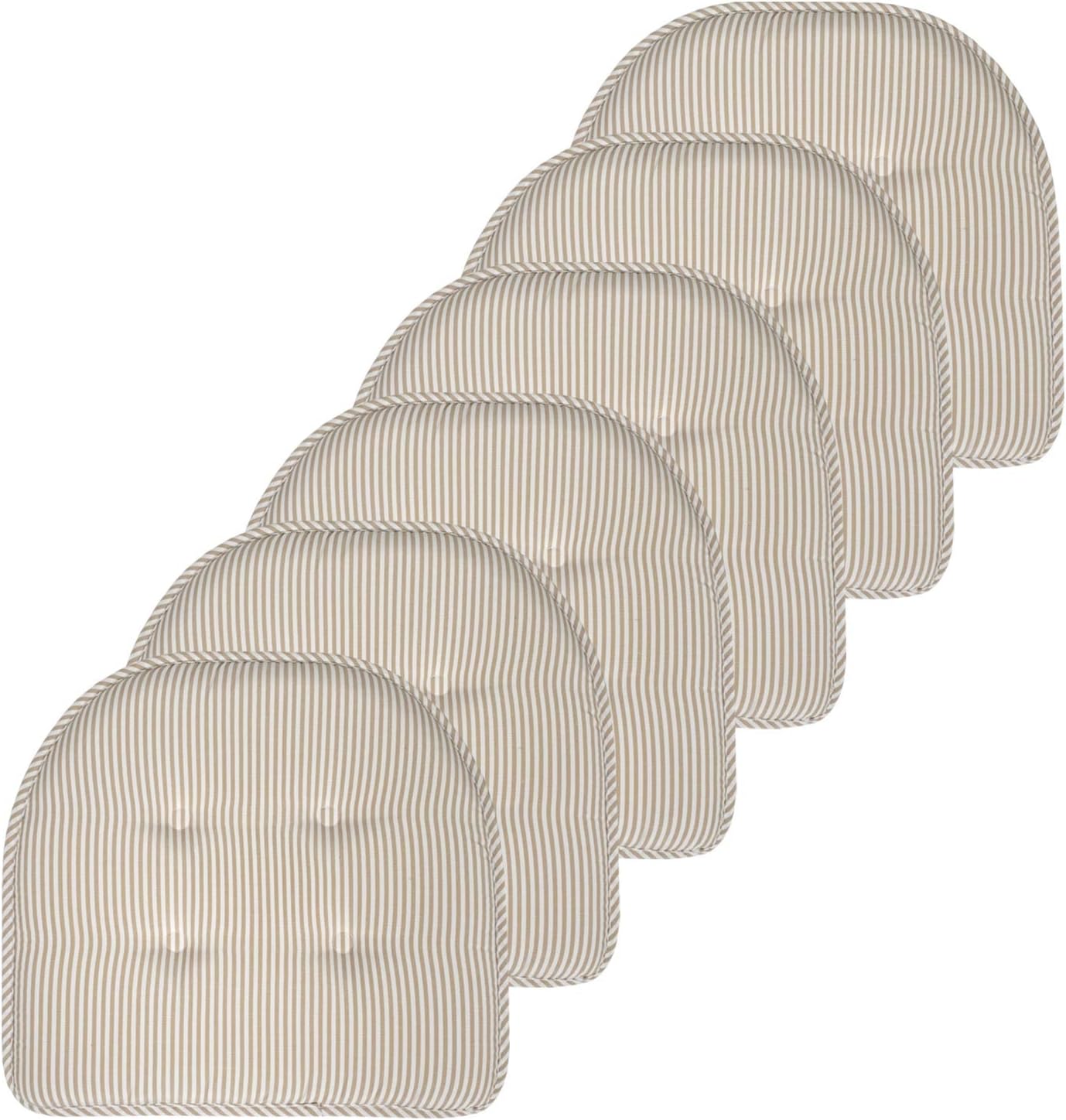 Sweet Home Collection Memory Foam Chair Cushion U-Shaped 17in x 16