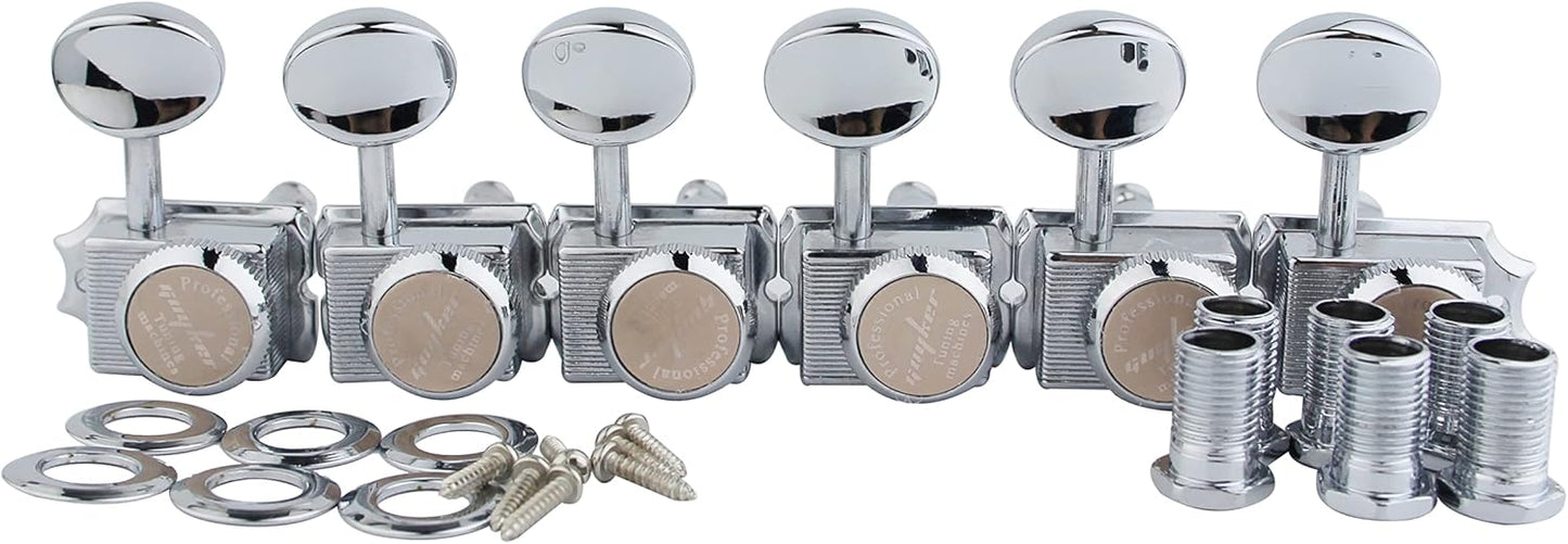 Guyker 6-in-line Vintage Guitar Lock String Tuners for ST TL