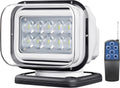 Remote Control LED Search Light 50W 5000lm Spotlight - Marine & Truck