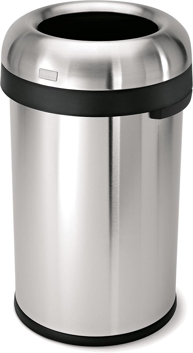 Extra-Wide Open Top Trash Can for Commercial Spaces, 80 Liter