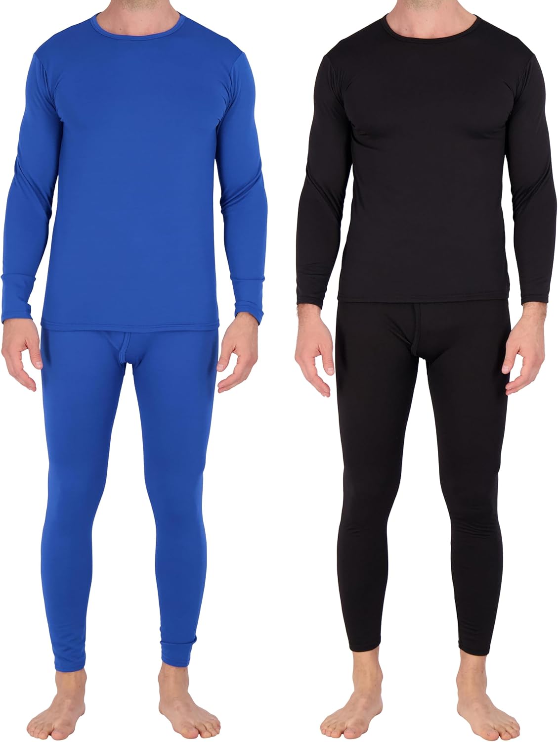 Real Essentials Men's Thermal Underwear Sets for Cold Weather