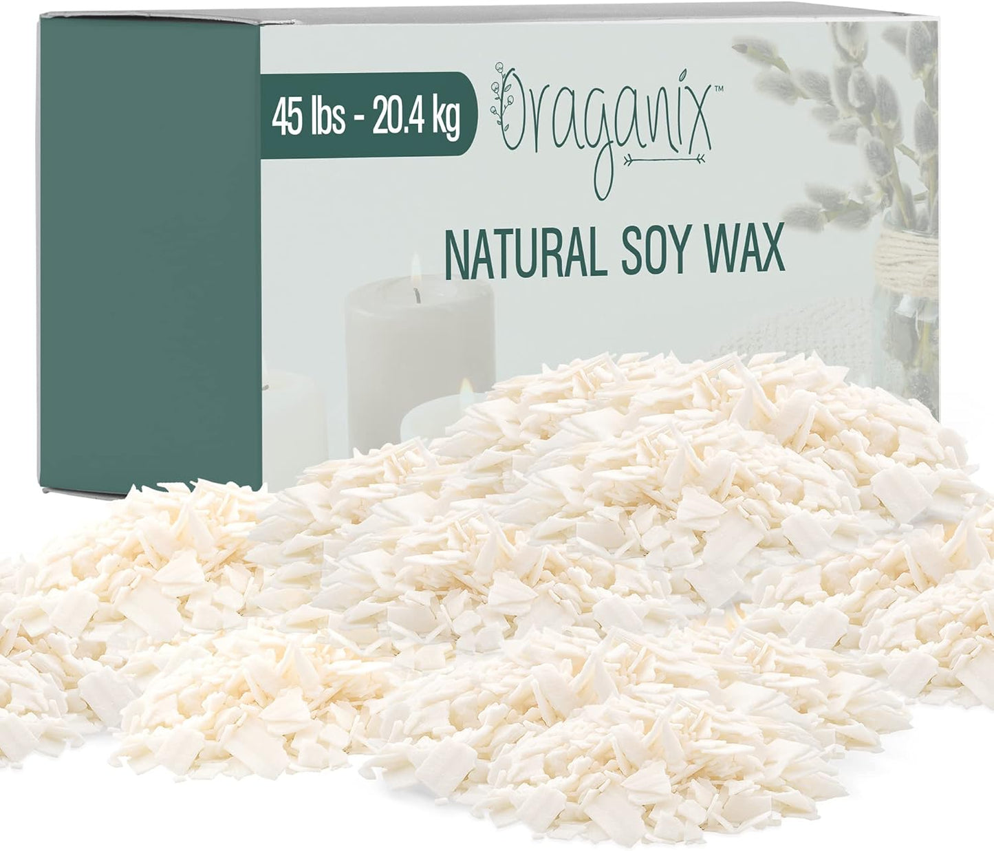 Oraganix Soy Wax DIY Candle Making Kit for Crafting Candles