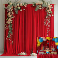 10x10FT Wedding Curtain Dark Red Backdrop Curtains for Party