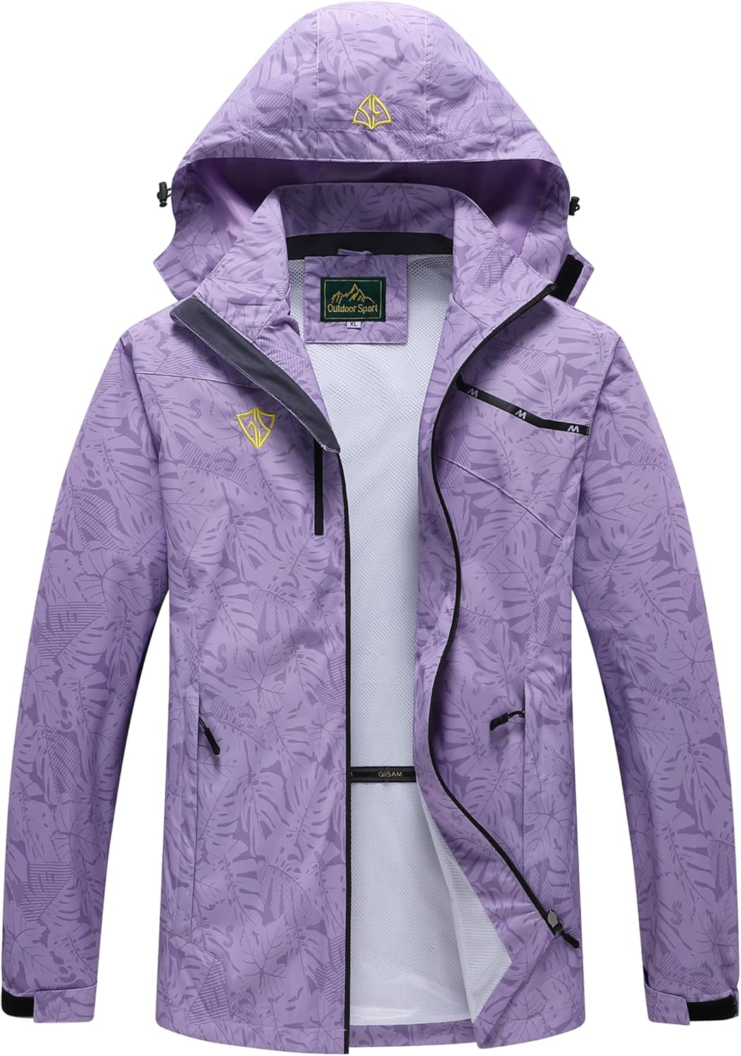 GIISAM Women's Waterproof Rain Jacket for All Weather Activities