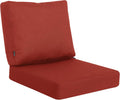 Deep Seat Patio Cushions 22 x 22 in Set - Rainproof Polyester-Linen