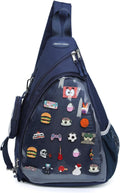 Medium Oxford Ita Bag Kawaii Pin Display Chest Pack - Daypack