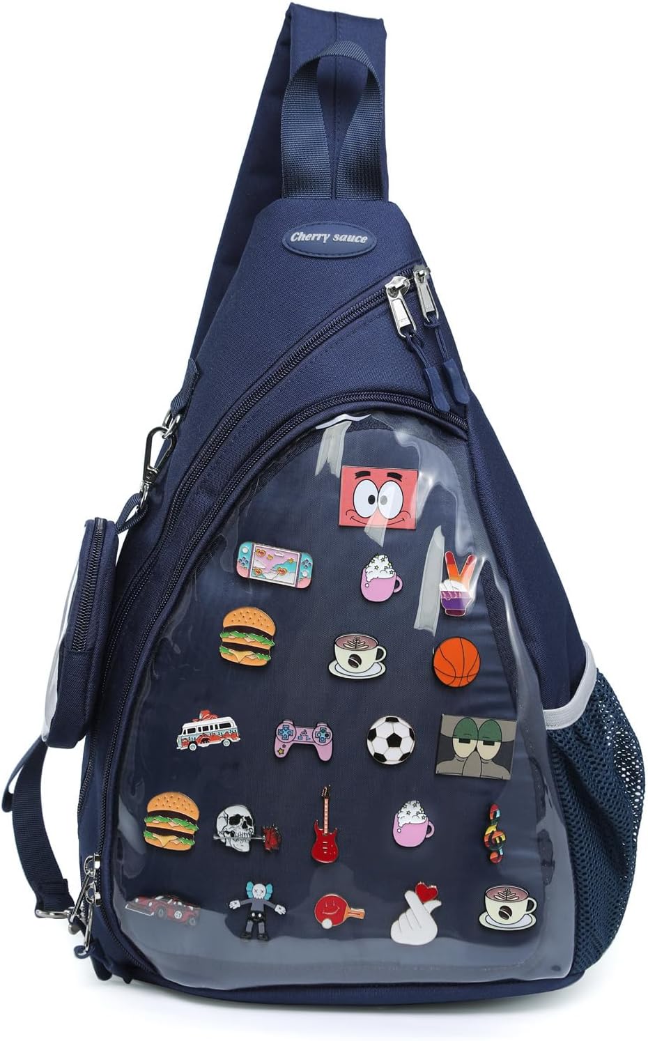 Kawaii Ita Bag for Pins Display - Stylish Oxford Backpack