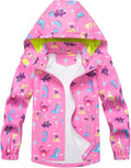 Toddler Boys Raincoat Waterproof Lightweight Rain Poncho Jacket - Cute