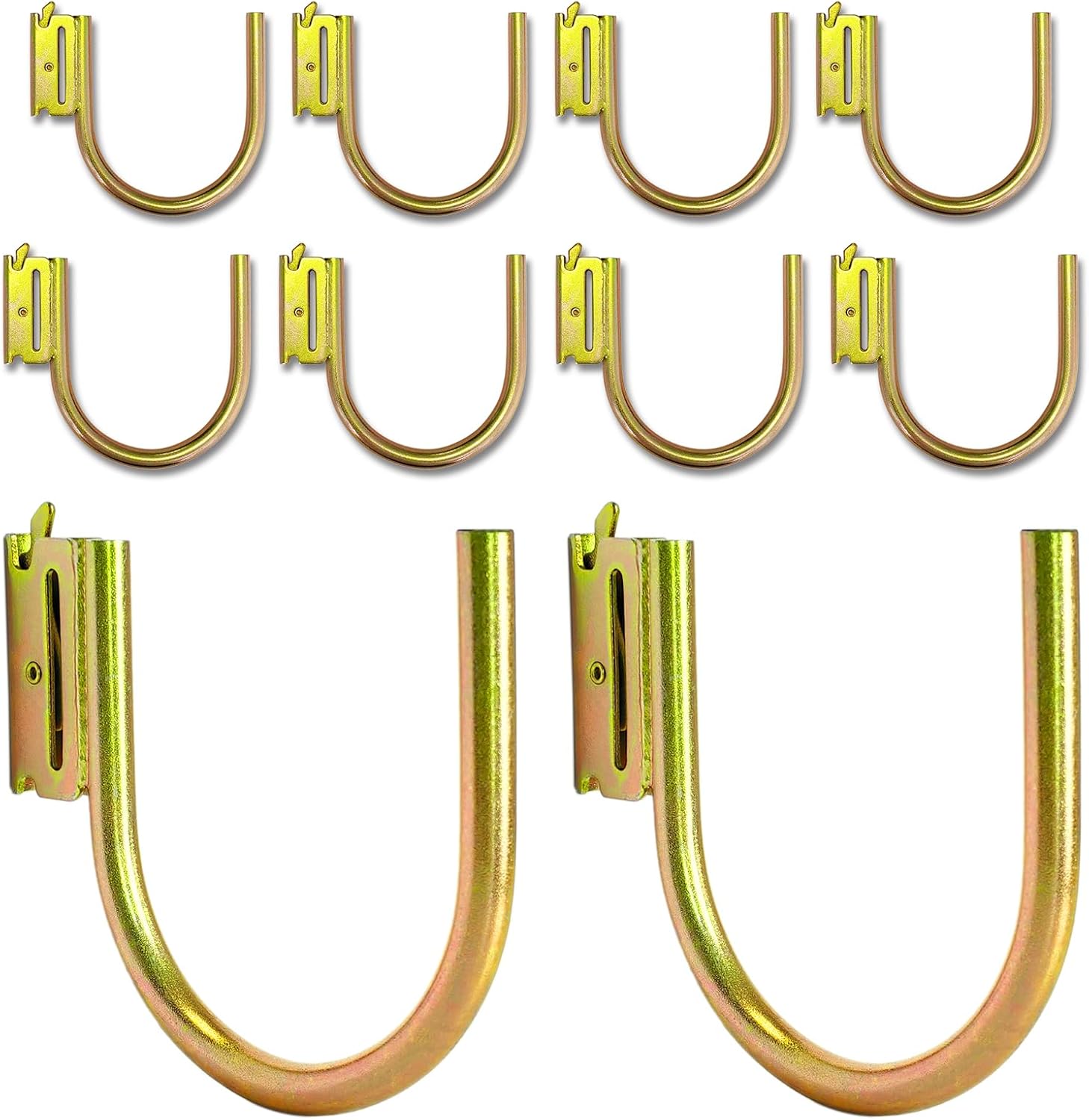 10 Pack 4 in E Track J Hooks for Heavy Duty Tie Downs