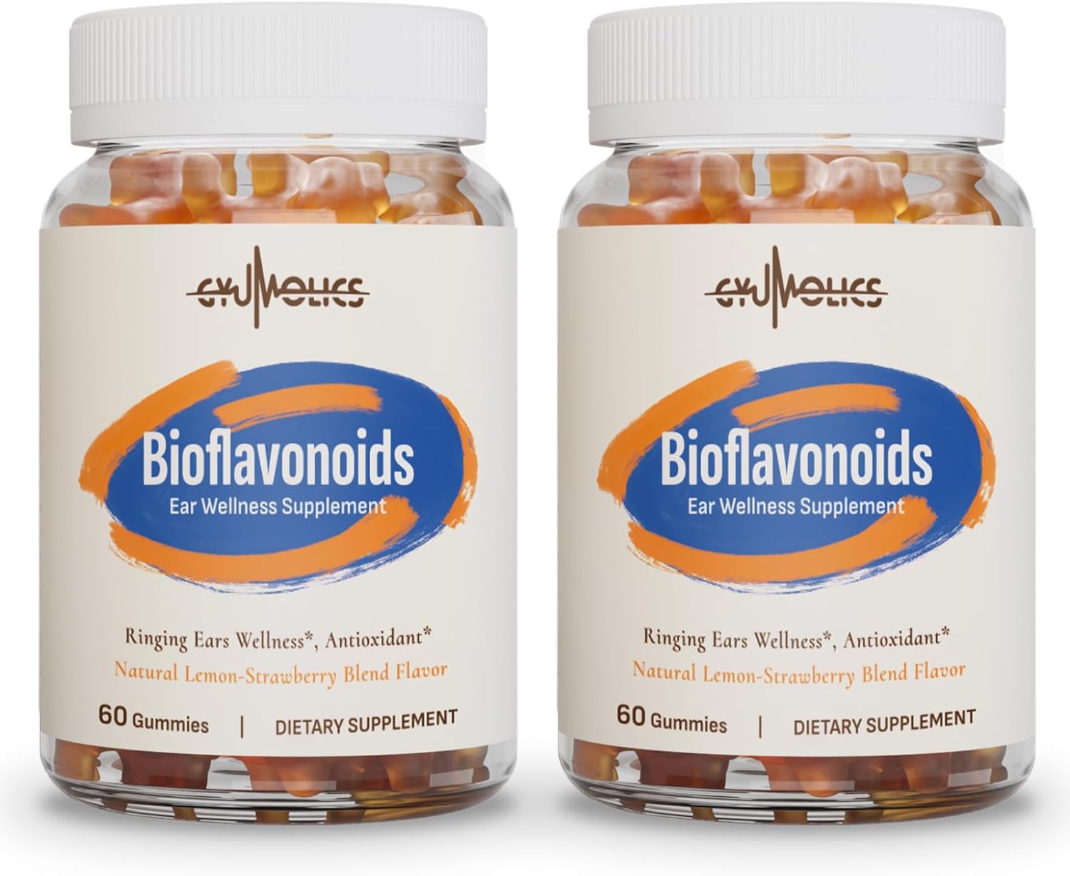 Flavonoid Supplement Gummies 3000mg for Ear Wellness & Circulation