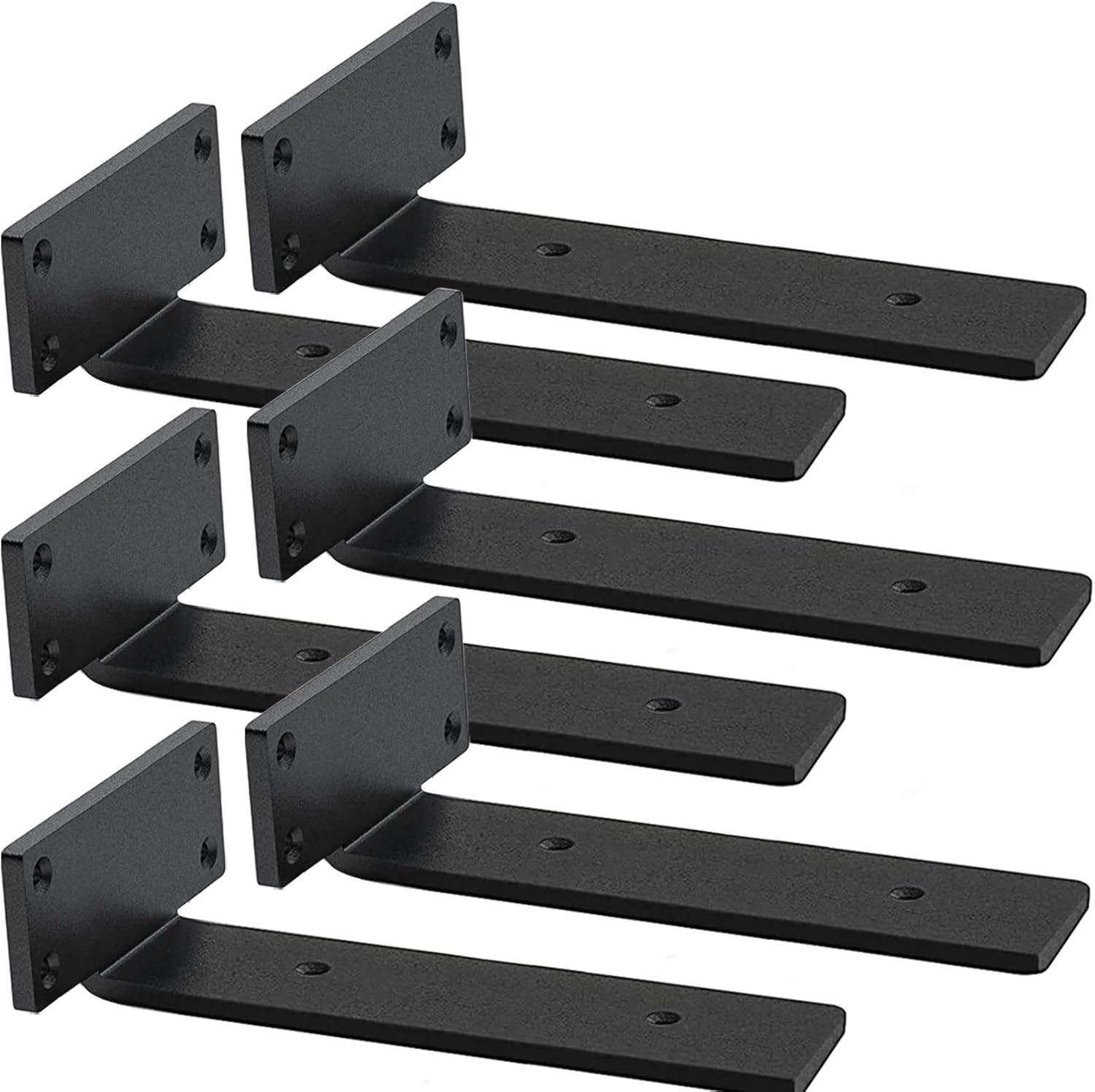 Heavy Duty Industrial L Shelf Brackets for Floating Shelves