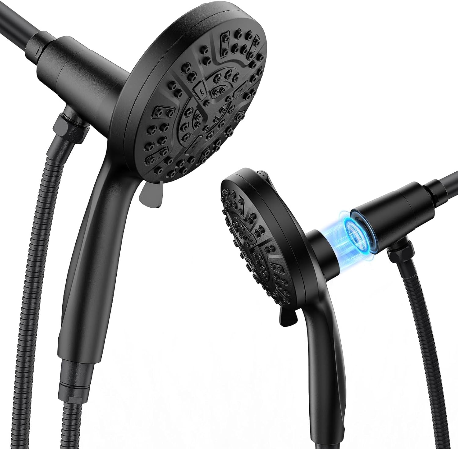 High Pressure Handheld Shower Head with Anti-clog Nozzles