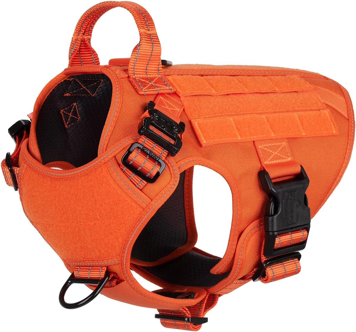 ICEFANG Tactical Dog Harness for Medium Dogs with MOLLE Vest