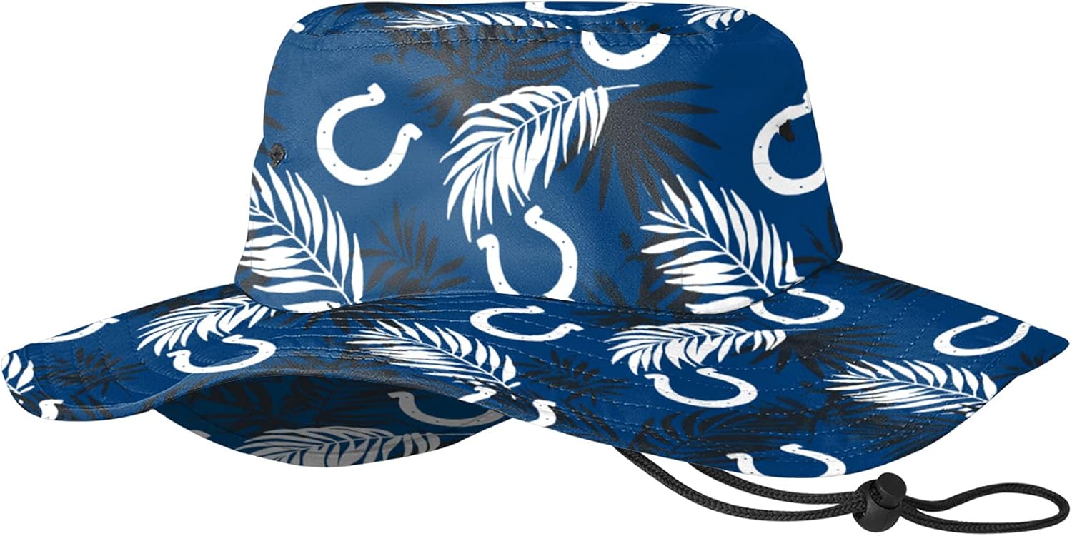 FOCO Men's NFL Team Logo Sport Outdoor Sun Bucket Boonie Hat