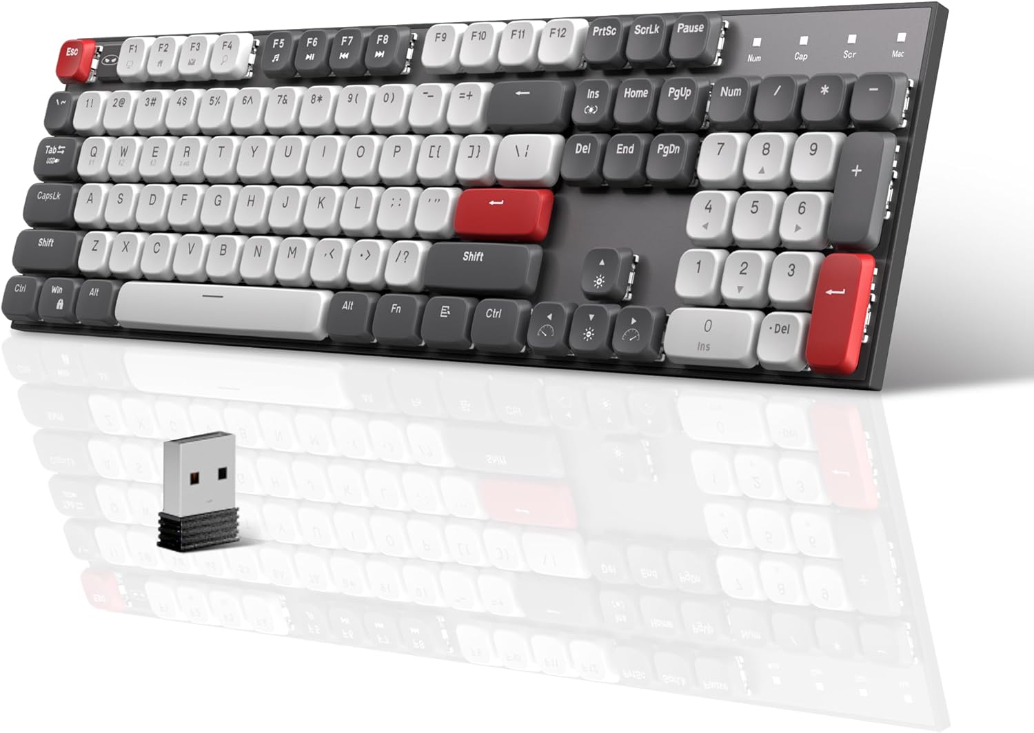MageGee Wireless Mechanical Keyboard with RGB Backlight Features