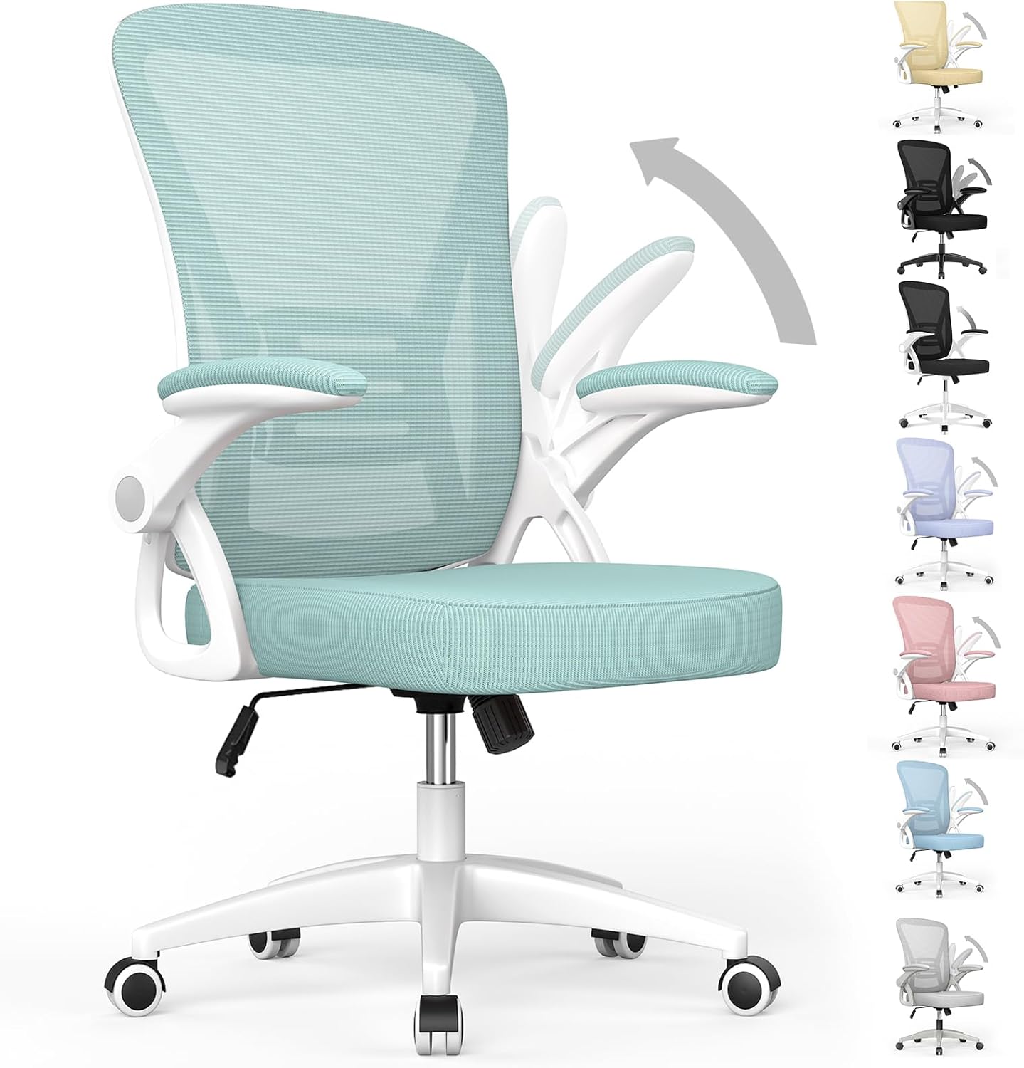 Adjustable Ergonomic Mesh Office Chair - Green