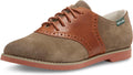 Women's Sadie Oxford Suede and Leather Saddle - Comfortable Memory