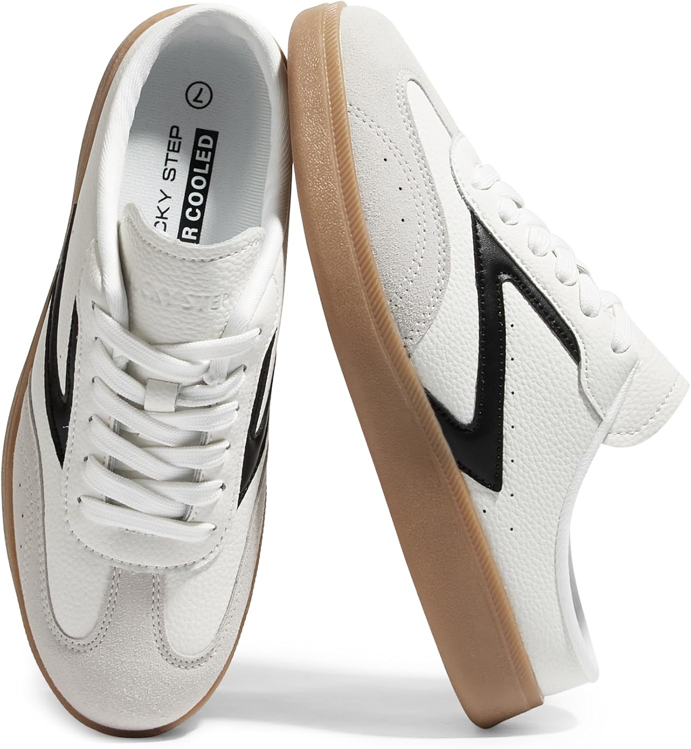 LUCKY STEP Womens Mule Fashion Sneakers for Casual Comfort