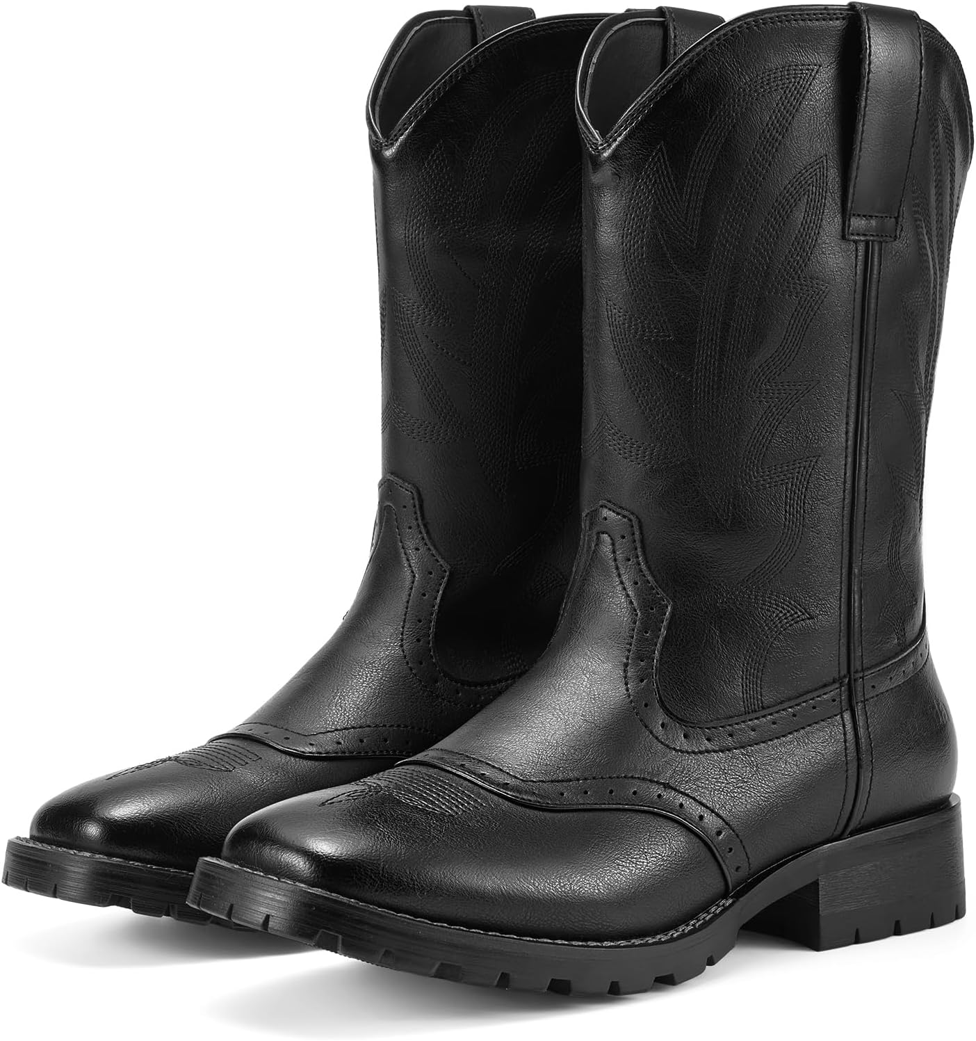 Rollda Cowboy Boots for Men - Classic Western Style Footwear