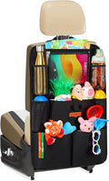 Car Seat Organizer with 11in Tablet Holder - Durable Backseat Caddy