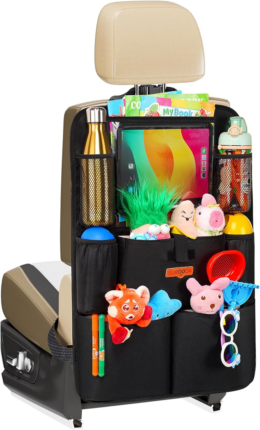 Ultimate Car Seat Organizer - Keep Kids Entertained & Organized!