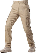 Men's Camo Cargo Pants Tactical Ripstop Outdoor Pants - Lightweight