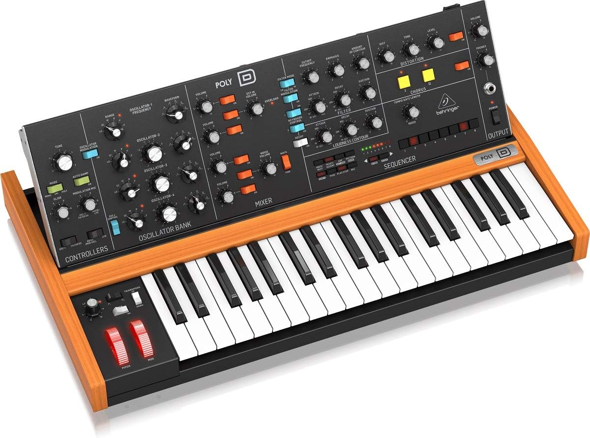 Behringer POLY D Analog Synthesizer with 37 Full-Size Keys