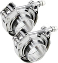 2 inch V Band Clamp - Quick Release 2 Pack for Exhaust Systems