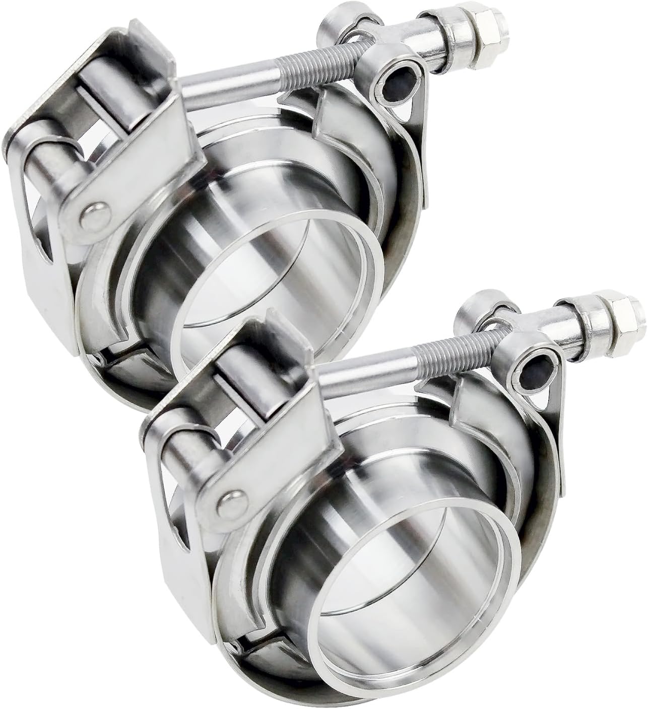 2 Inch V Band Clamp Set for Exhaust Systems and Turbochargers