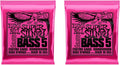 Ernie Ball Super Slinky 5-String Bass Strings, 2 Pack - Reliable Tone