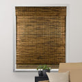 Sheer Bamboo Roman Shades 35.5in x 60in - Java Deep Cordless