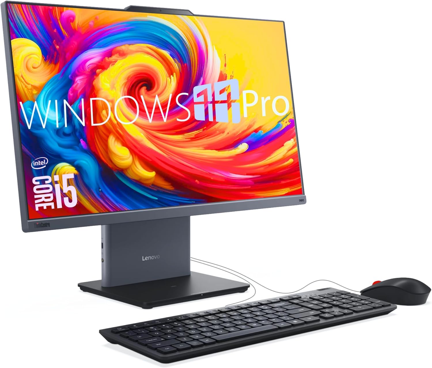 Lenovo ThinkCentre Neo50a Gen 5 All-in-One Business Desktop PC