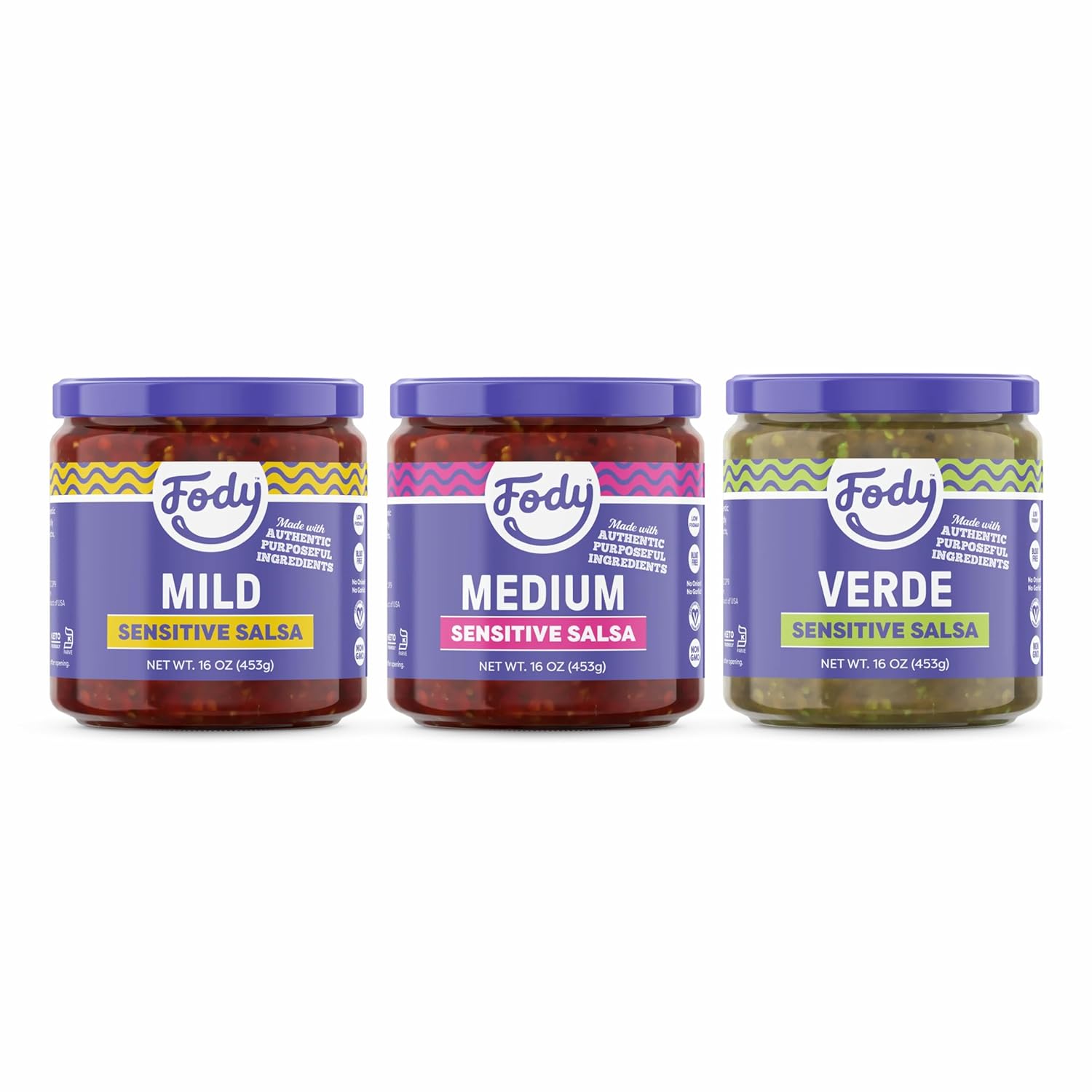 Fody Foods Salsa Variety Pack - Low FODMAP & Gut Friendly