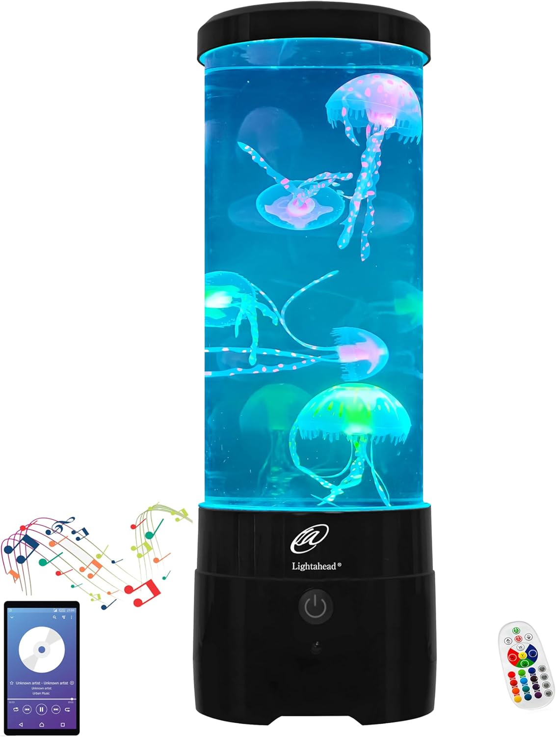 Lightahead LED Sensory Jellyfish Aquarium Lamp with Bluetooth