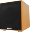 Rockville Rock Shaker 8in Powered Home Theater Subwoofer - Deep Bass