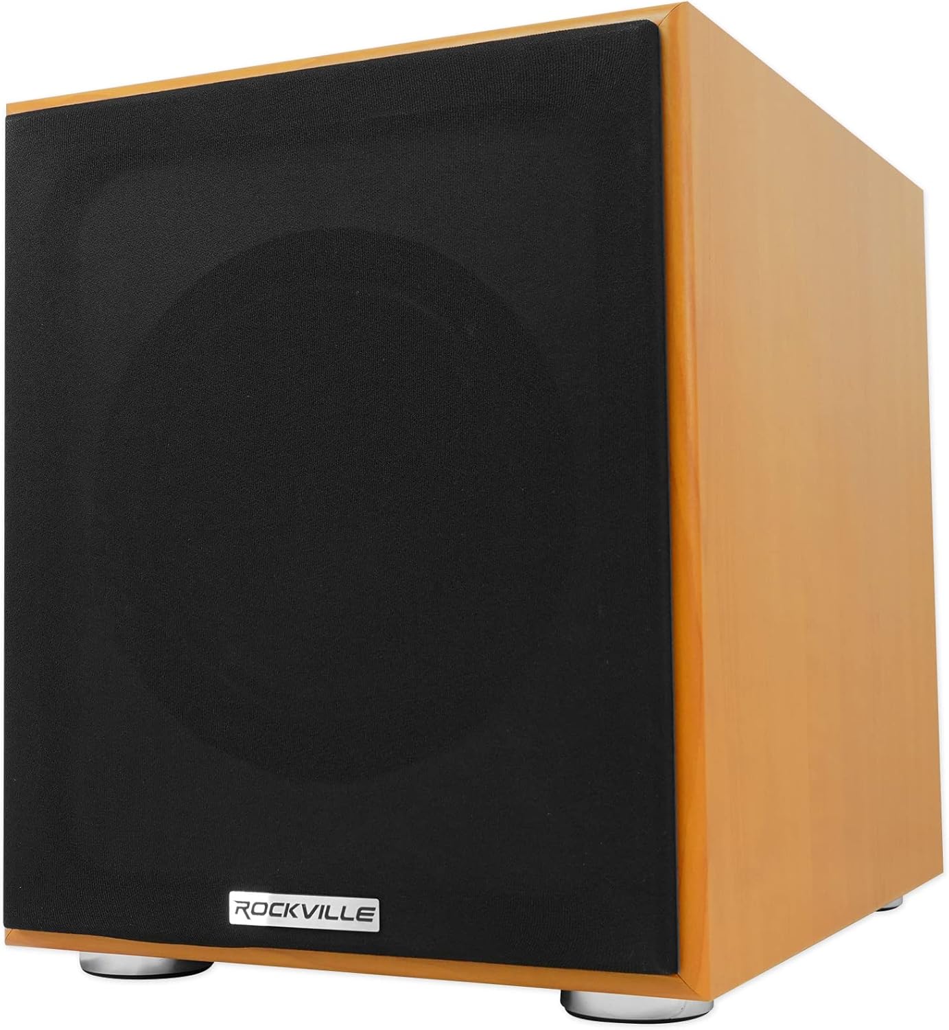 Rockville Rock Shaker 8in Powered Subwoofer for Deep Bass