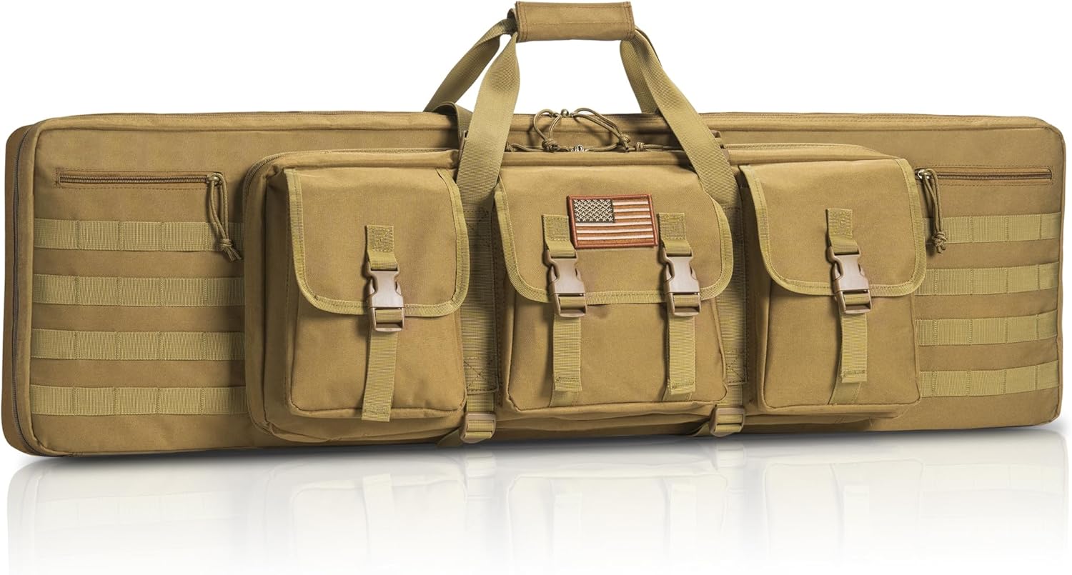 CVLIFE Double Soft Rifle Case for Tactical Long Gun Storage