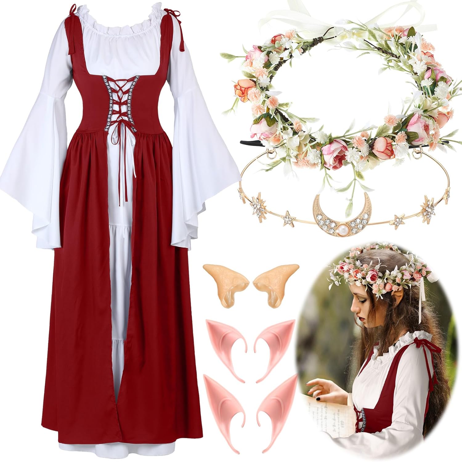 Transform into a Fairy with Bonuci Medieval Renaissance Costume