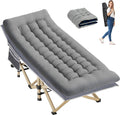 Folding Camping Cot for Sleeping - Wide Portable Heavy Duty Cot