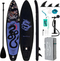 Stand Up Paddle Board Flying Dragon Pattern - Stable 11 ft SUP