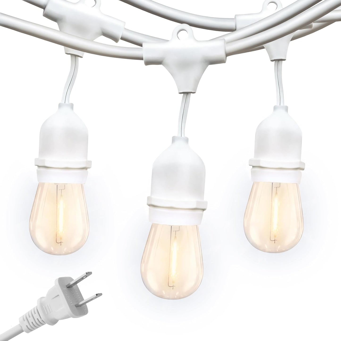 Brightech Ambience Pro Waterproof LED Outdoor String Lights 48 Ft
