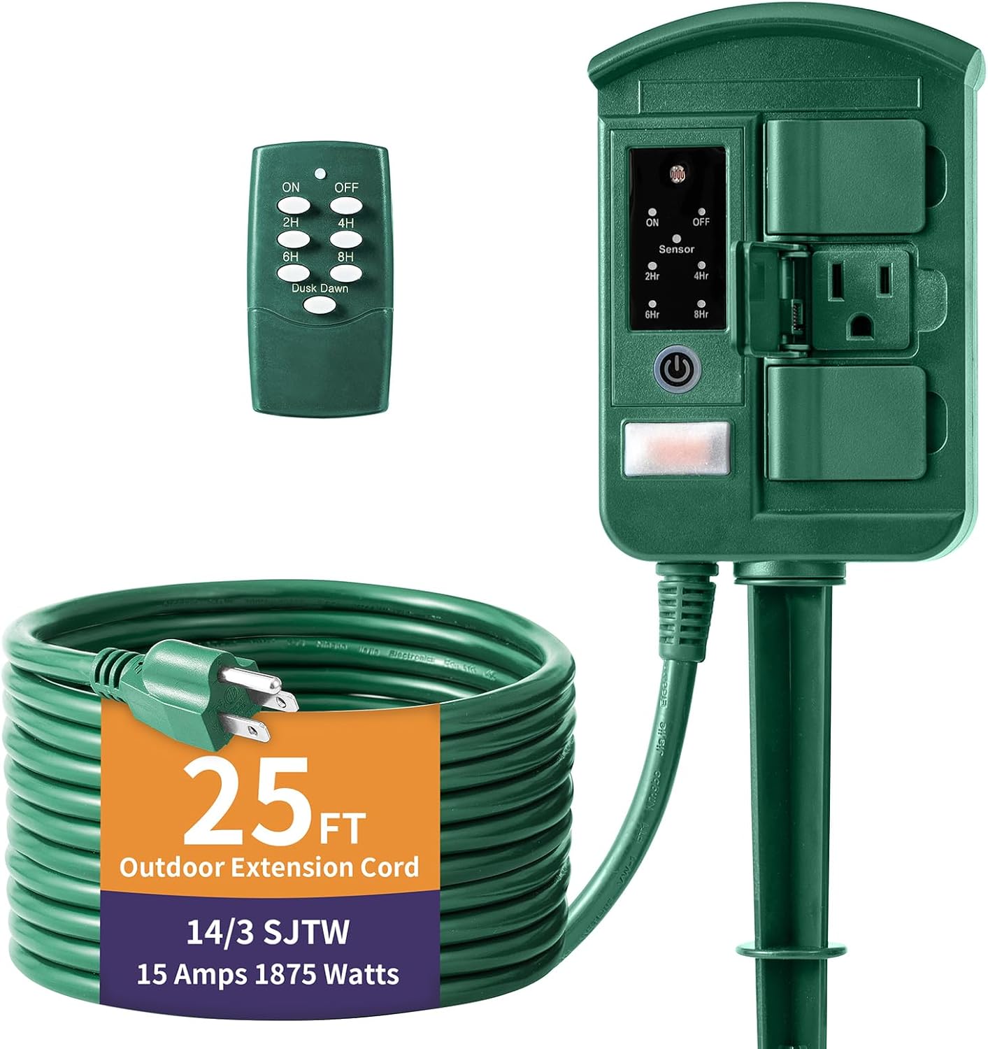 Outdoor Power Stake Timer for Christmas Light Decorations