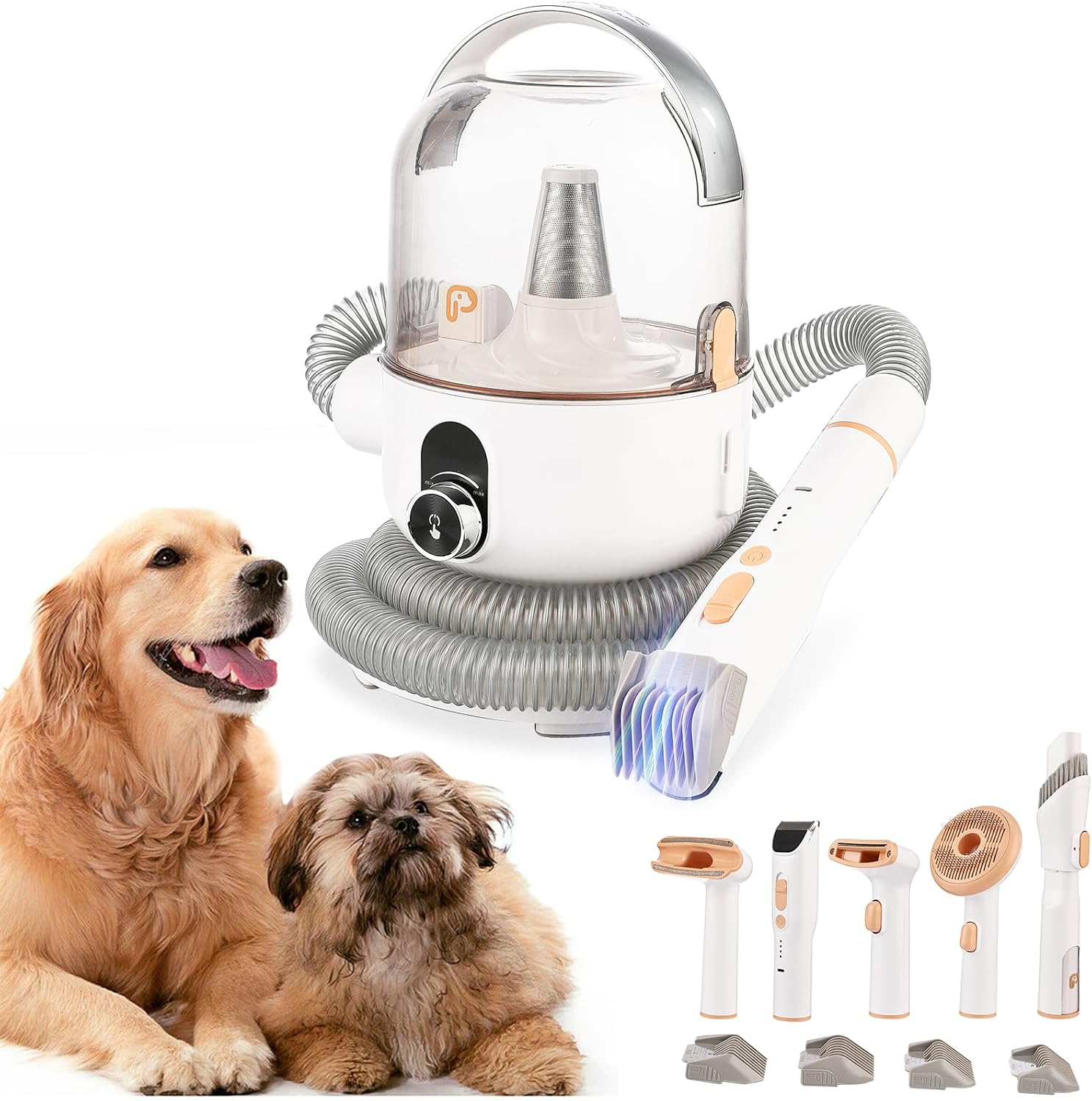 5-in-1 Garvee Pet Grooming Vacuum: 99% Pet Hair Removal