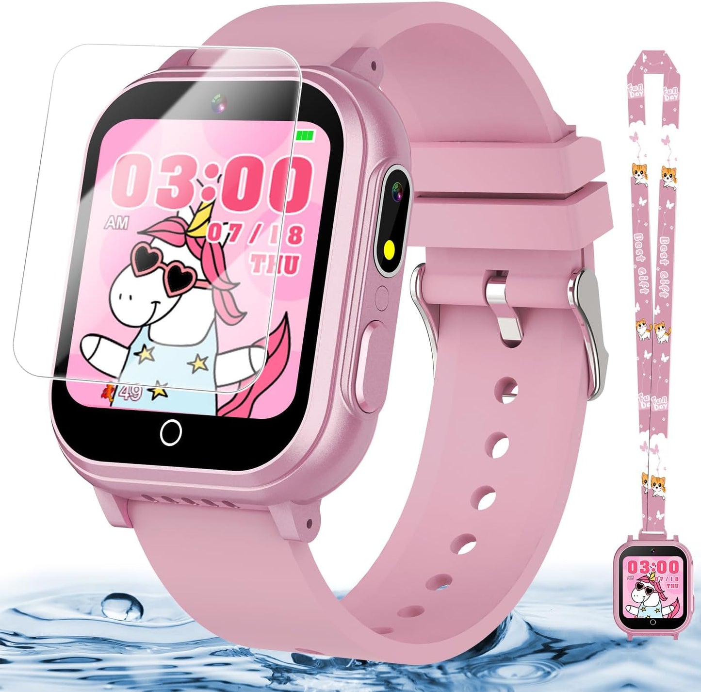 Kid's HD Smartwatch with 32 Games & Dual Camera