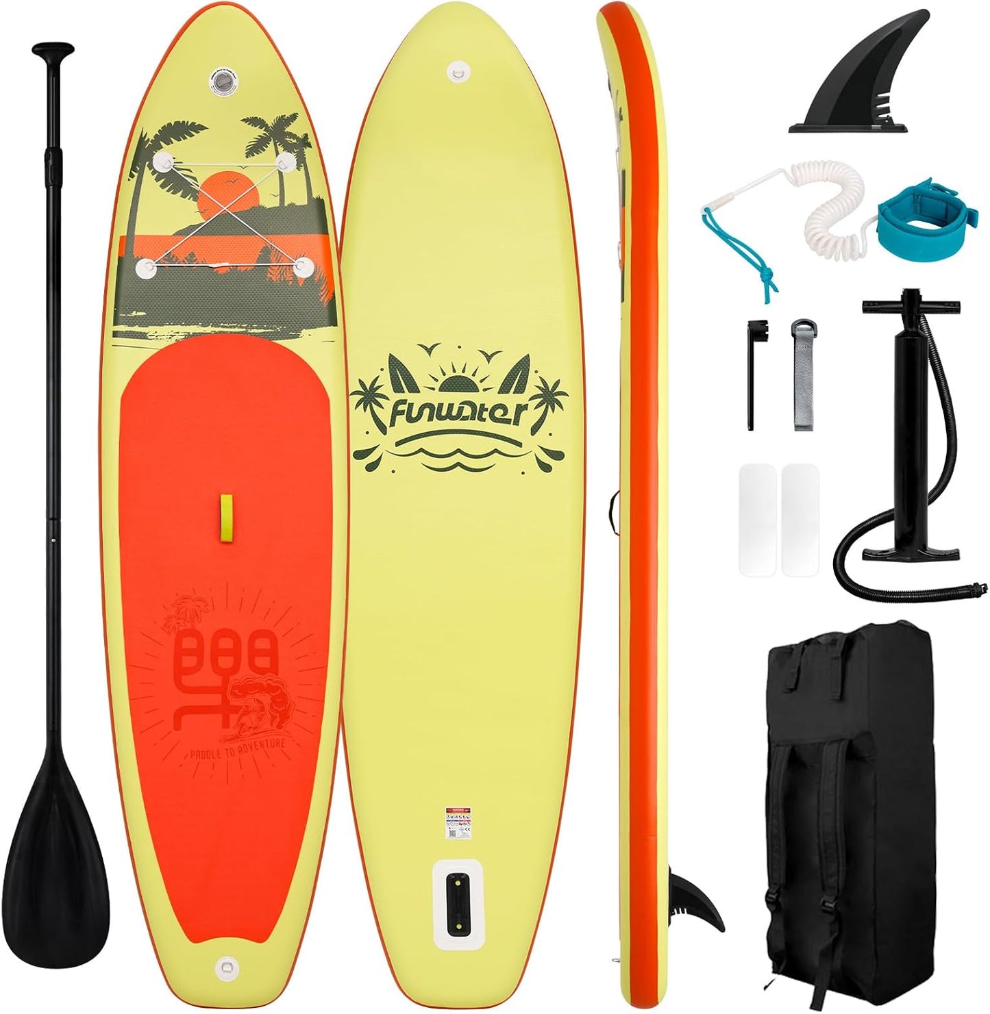 FunWater Inflatable Stand Up Paddle Board for All Skill Levels
