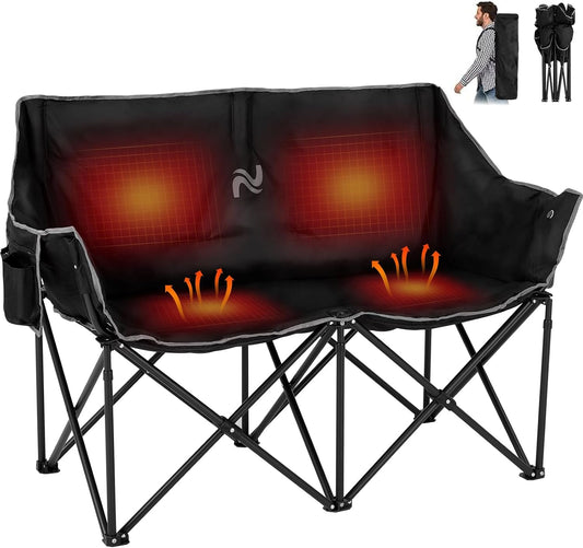 Slsy Heated Double Camping Chair - Ultimate Comfort!