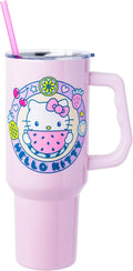 Hello Kitty Summer Kawaii Fruits Stainless Steel Tumbler - 40 oz