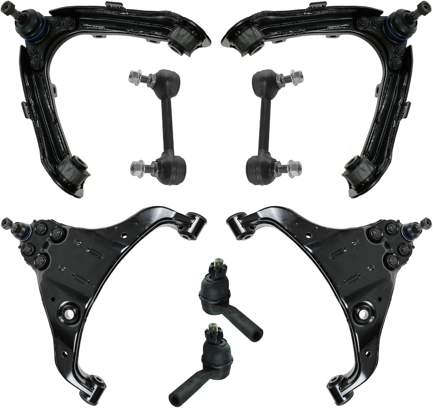 TRQ Front Steering & Suspension Kit for Chevrolet Colorado 2006-2008
