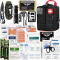 EVERLIT 250 Piece Survival First Aid Kit IFAK EMT Pouch - Compact