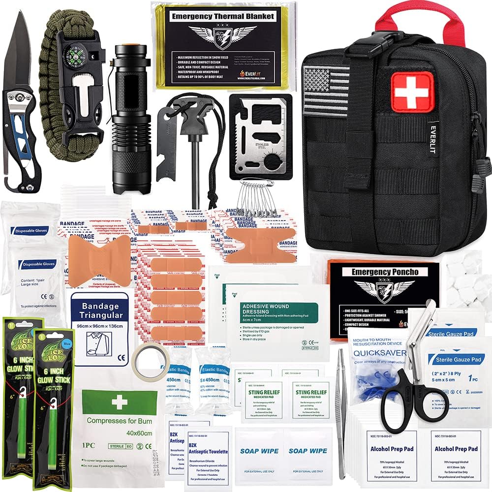EVERLIT 250-Piece Survival Kit: Ultimate Preparedness